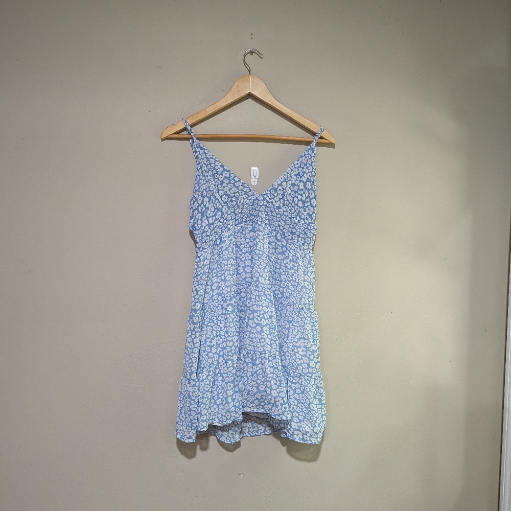 Blue babydoll dress